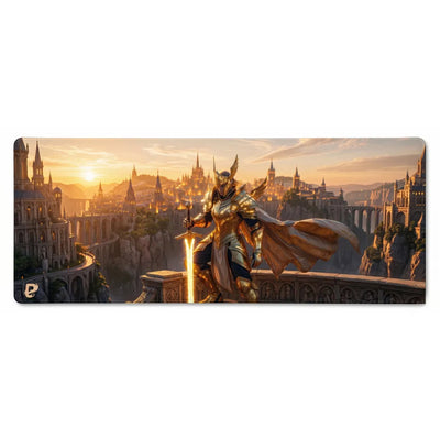PopMyPad - XXL Mouse Pad - Epic Golden Knight