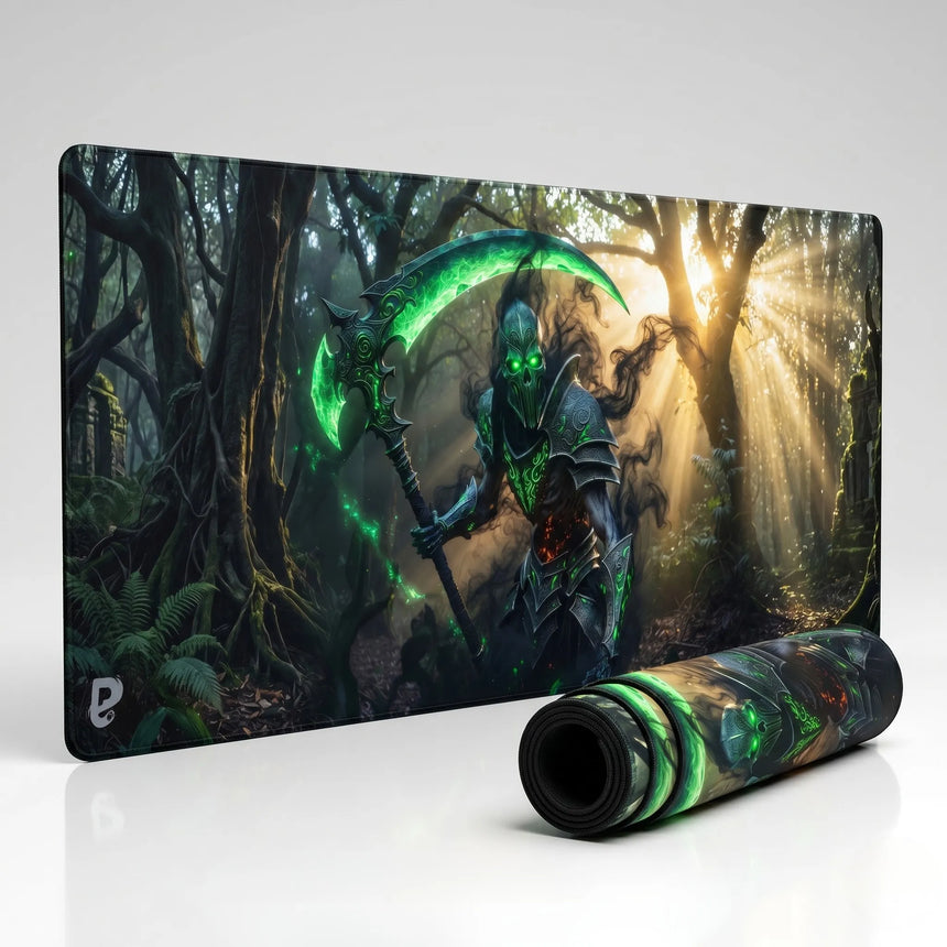 PopMyPad - Tapis de Souris XXL - Format XL/XXL - Faucheur Vert Néon