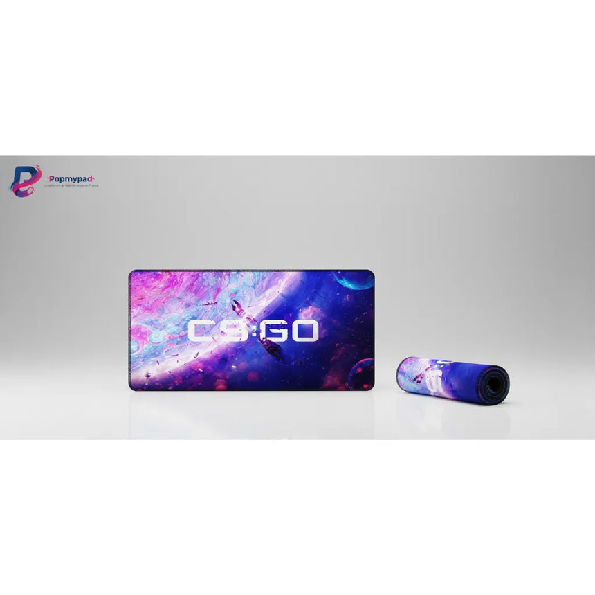 Tapis de Souris CS:GO Édition Galaxie - Glisse Ultime & Précision E-sport avec design galactique