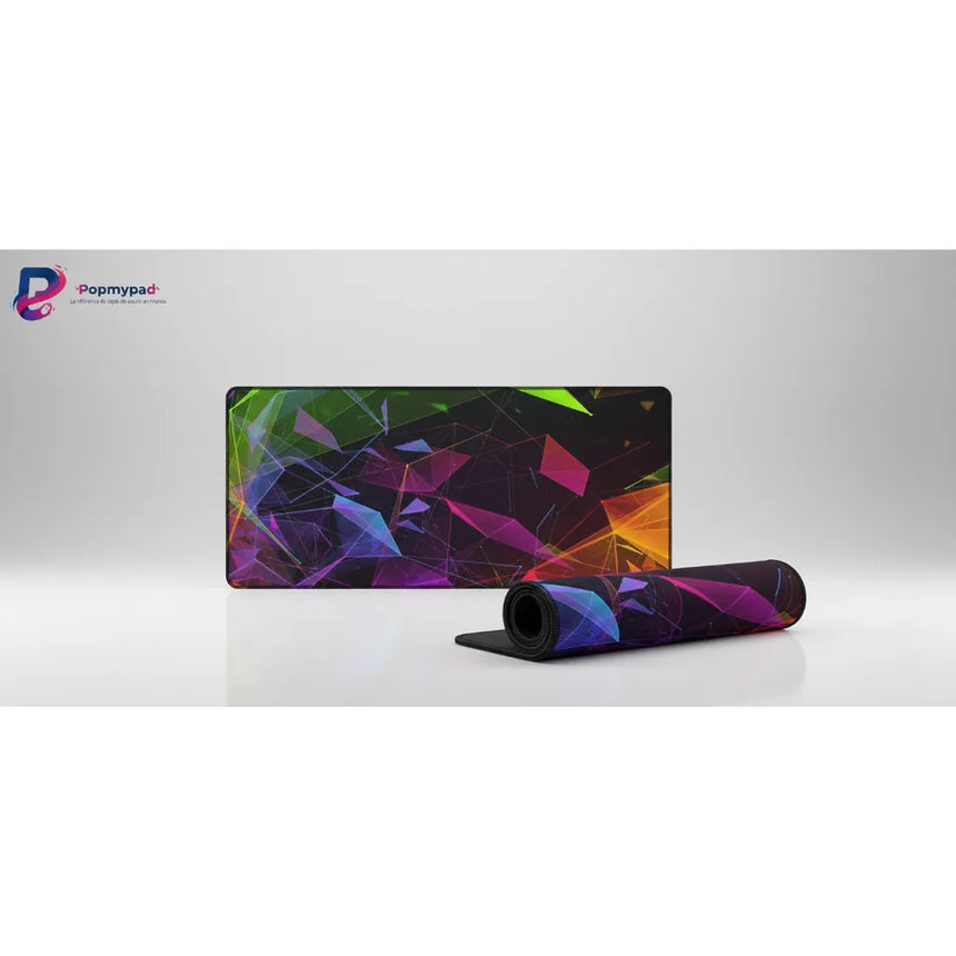 Gaming Mouse Pad Design — Neo-Cyber Geometric Abstraction