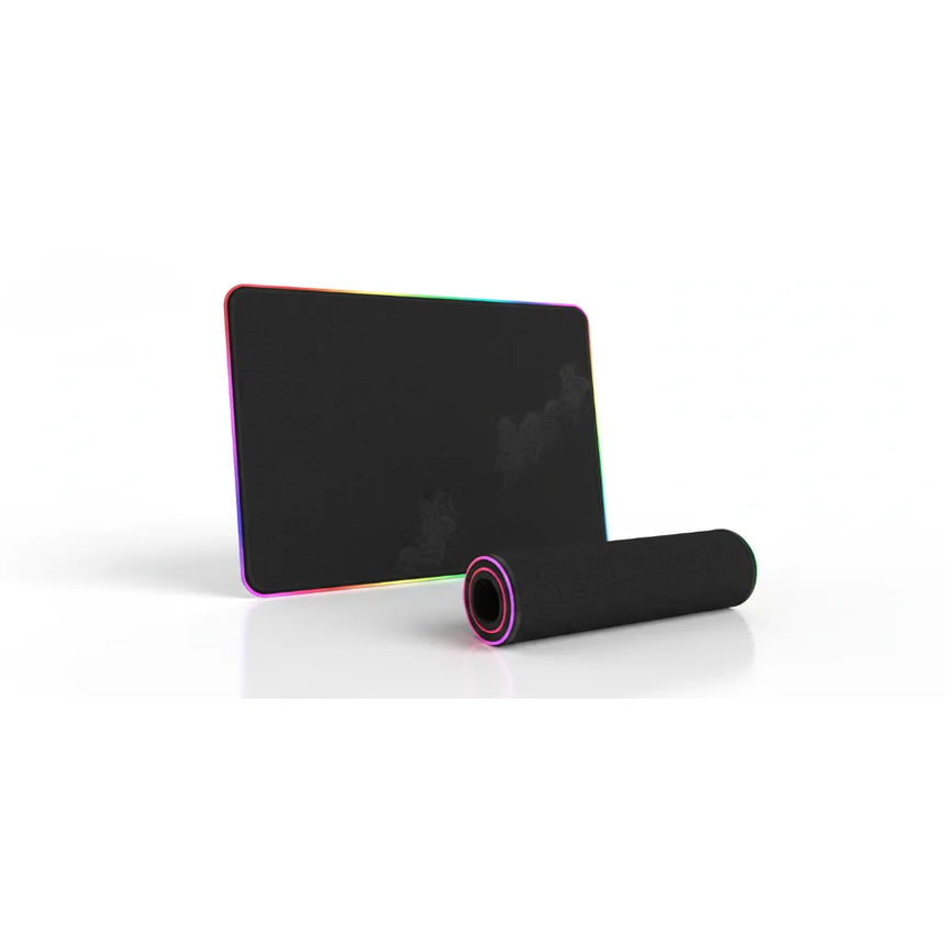 Tapis de Souris Gamer RGB - Seigaiha Edition – Précision & Style Esport, rouleau et tapis avec éclairage LED dynamique.