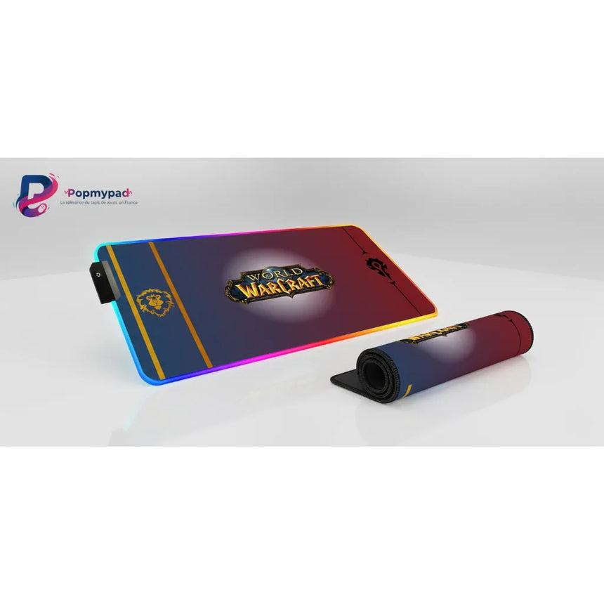 World of Warcraft Gamer Mouse Pad - Alliance vs Horde RGB Edition