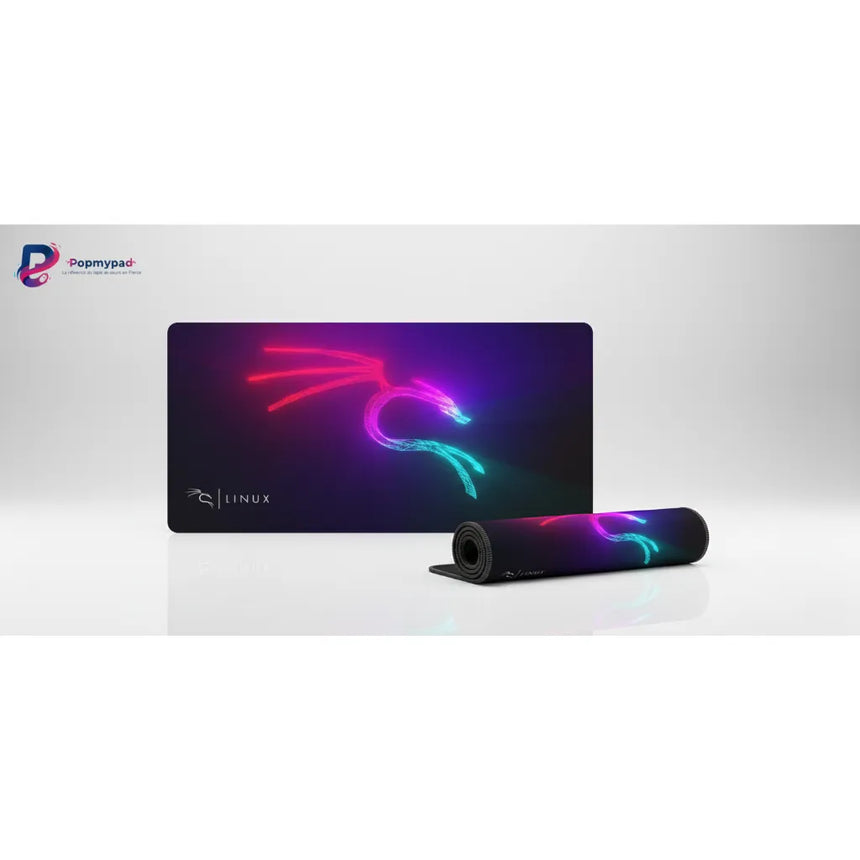 Kali Linux Gaming Mouse Pad - Cyberpunk Neon Edition (Large Format)