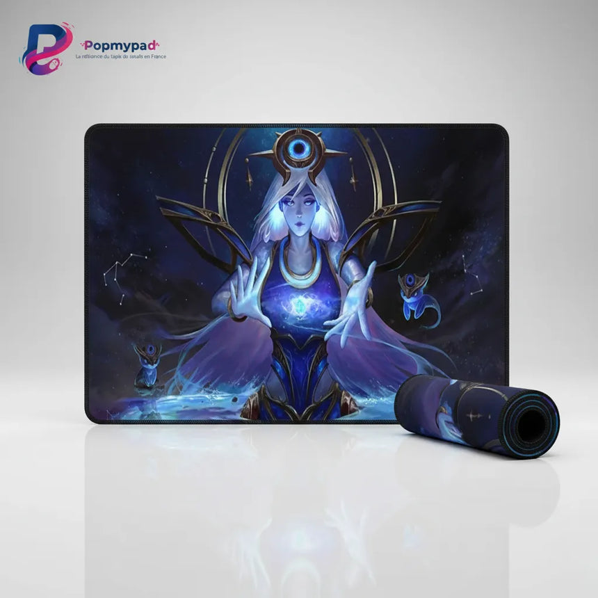 Tapis de Souris Gaming League of Legends - Lux Cosmos Edition avec design haute définition.