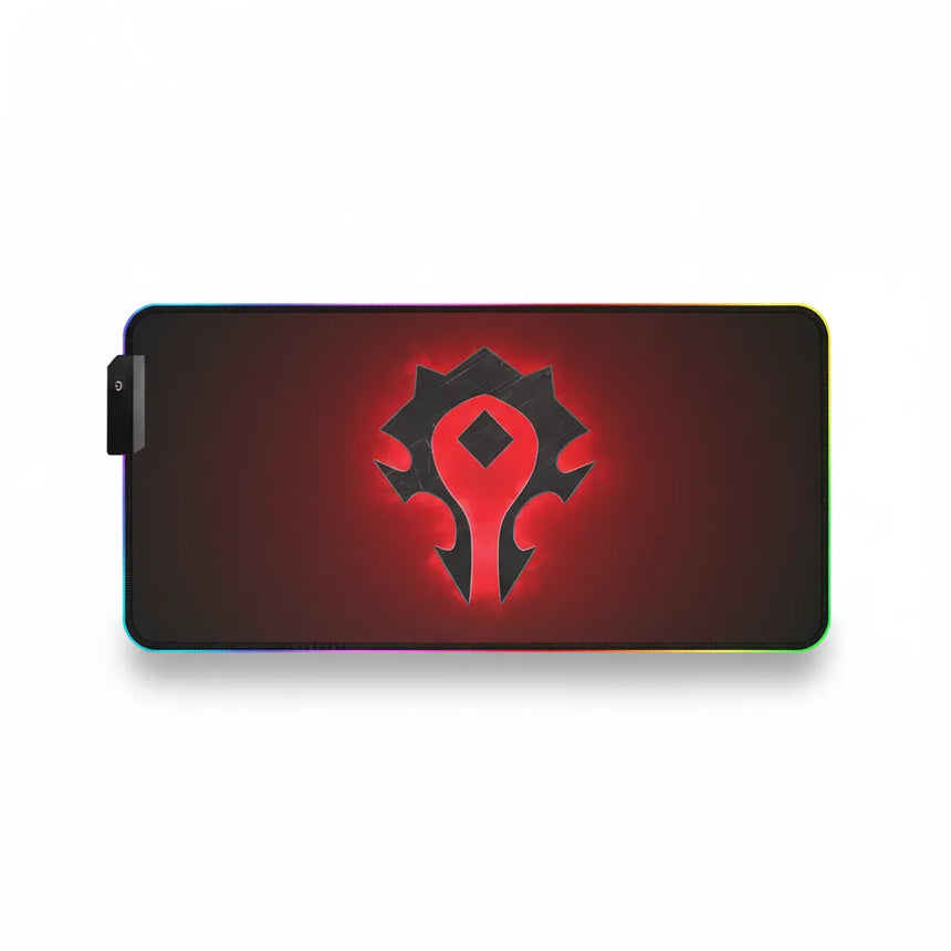 RGB Gaming Mouse Pad - World of Warcraft Horde Edition (XXL)