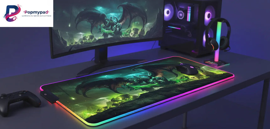 RGB Gaming Mouse Pad - World of Warcraft Illidan Stormrage Edition