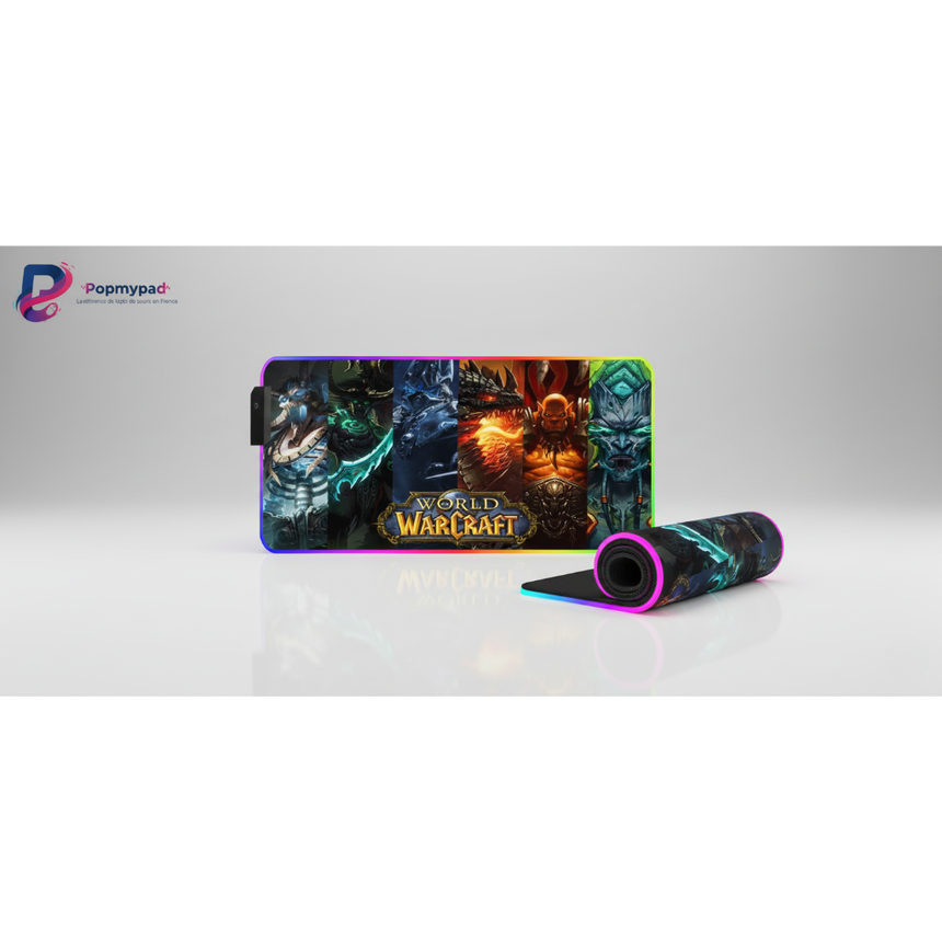 RGB Gaming Mouse Pad - World of Warcraft Edition: Lords of Azeroth