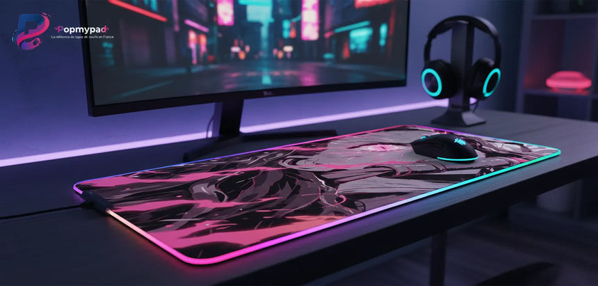 Demon Slayer RGB Gaming Mouse Pad - Nezuko Edition "Demon Fury" XXL