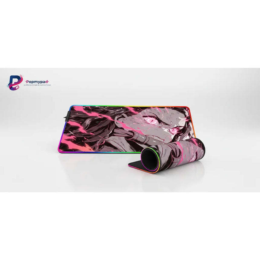 Demon Slayer RGB Gaming Mouse Pad - Nezuko Edition "Demon Fury" XXL