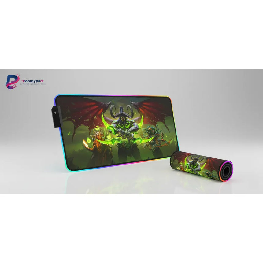World of Warcraft RGB Gaming Mouse Pad - Illidan Edition XXL