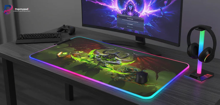 World of Warcraft RGB Gaming Mouse Pad - Illidan Edition XXL