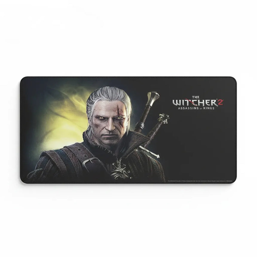 Tapis de Souris Gaming The Witcher 2 - Geralt de Riv - Édition Esport XXL avec un design de Geralt de Riv.