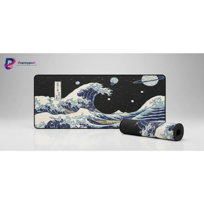 Japanese Mouse Pad - The Great Cosmic Wave