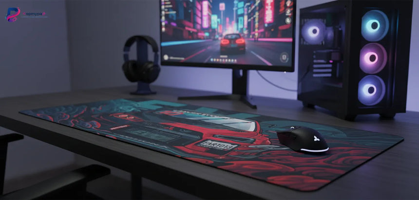 Lancer Evolution X Mouse Pad — Illustrated Street Edition