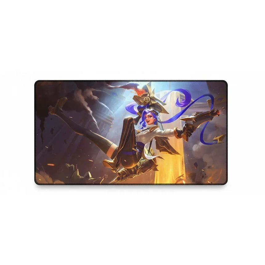 Tapis de Souris League of Legends - Jinx Glorieuse | Précision Esport & Glisse Ultime avec design épique de Jinx.