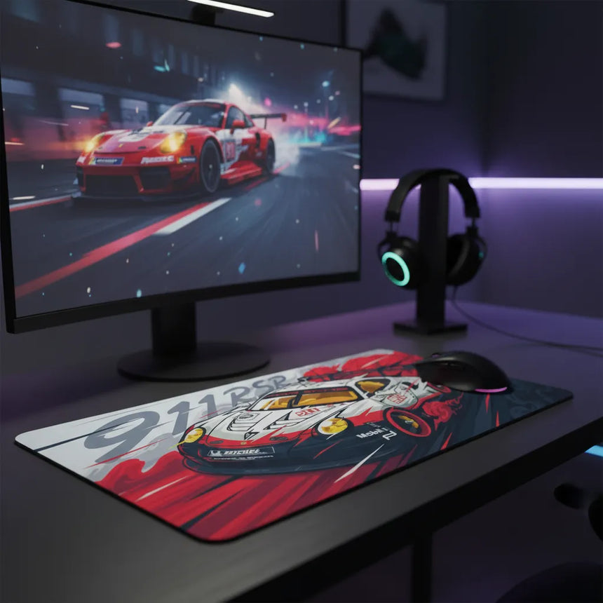 Porsche Mouse Pad - 911 RSR Collector's Edition "Racing Art"