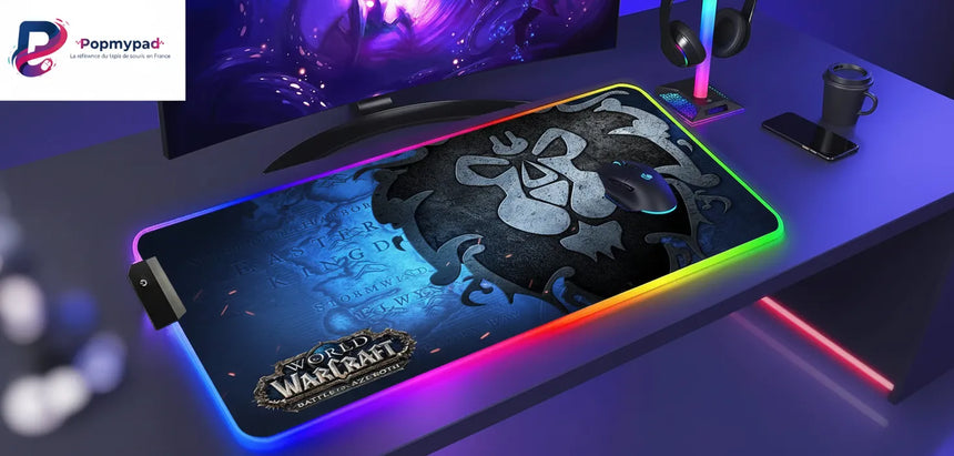 World of Warcraft Alliance RGB Mouse Pad - Legendary Edition