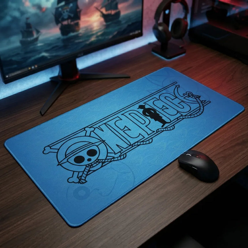 XXL One Piece Jolly Roger Luffy Mouse Pad (900x400mm) - Esport Precision - PopMyPad