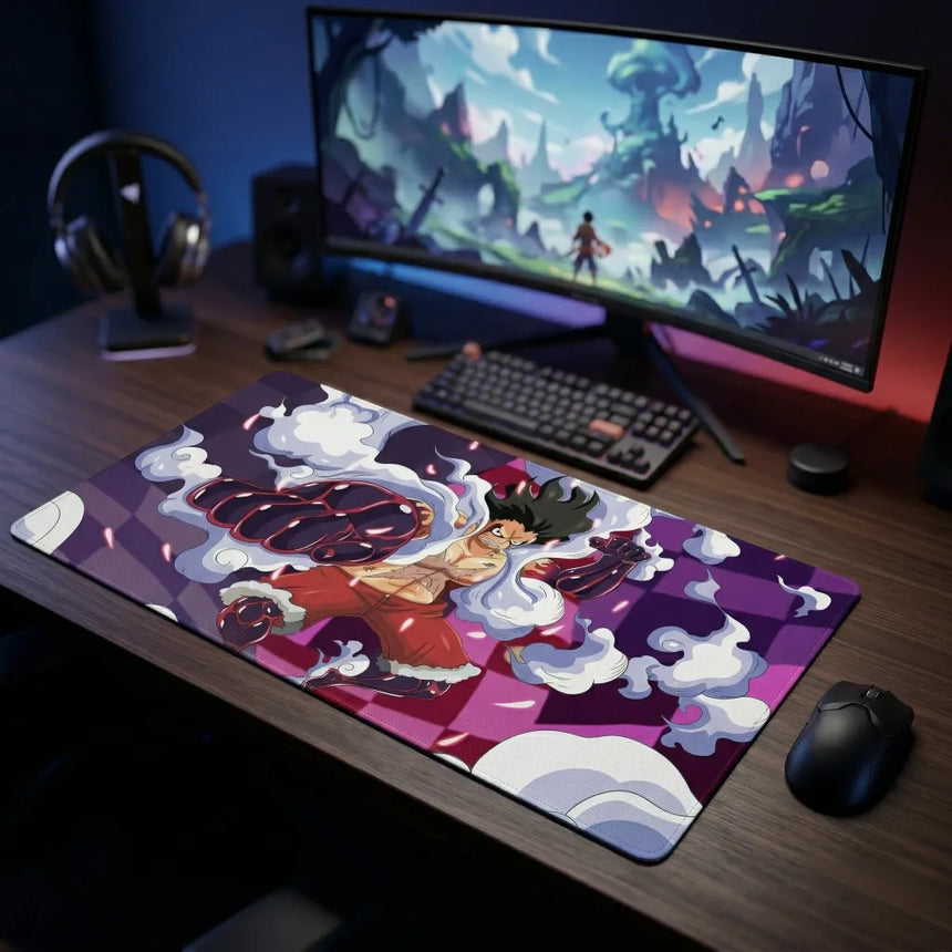 XXL One Piece Luffy Gear 4 Snakeman Mouse Pad (900x400mm) - Esport Precision - PopMyPad
