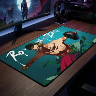 XXL One Piece Roronoa Zoro Mouse Pad (900x400mm) - Esport Precision - PopMyPad