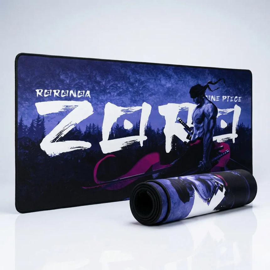XXL One Piece Zoro "Santoryu" Mouse Pad (900x400mm) — Supreme Mastery — PopMyPad