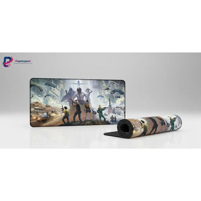 XXL PUBG Battle Royale Squad Mouse Pad (900x400mm) - Ultimate Glide & Precision - PopMyPad