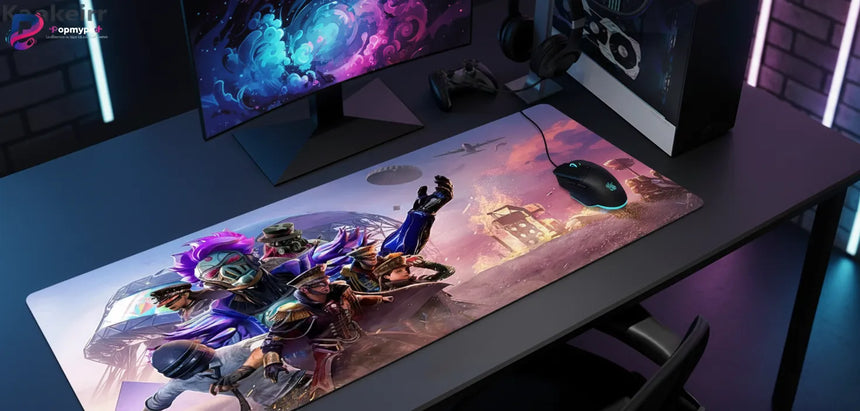 XXL PUBG Battle Royale Squad Mouse Pad (900x400mm) - Esport Precision & Ultimate Glide - PopMyPad