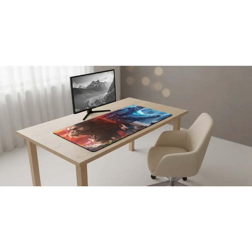 XXL PUBG Godzilla vs Kong Edition Mouse Pad (900x400mm) - Total Domination - PopMyPad