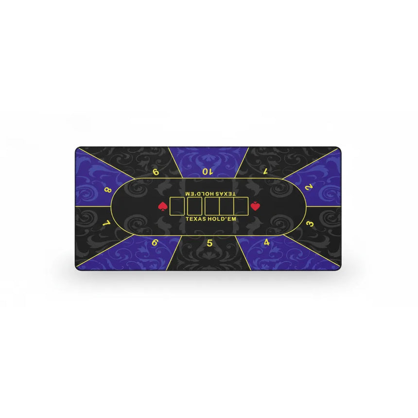XXL Poker Texas Hold'em Mouse Pad - Baroque Design Purple & Black