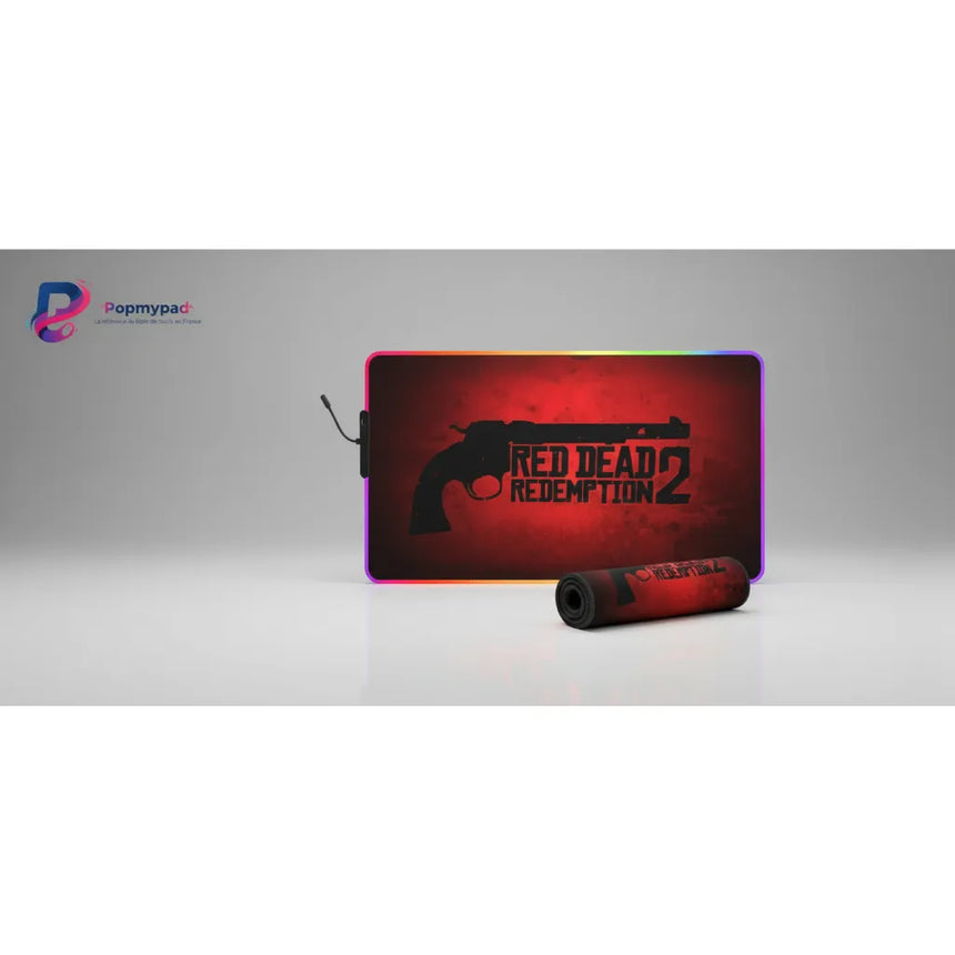 XXL RGB Red Dead Redemption 2 Mouse Pad (900x400mm) - LED Gaming - PopMyPad