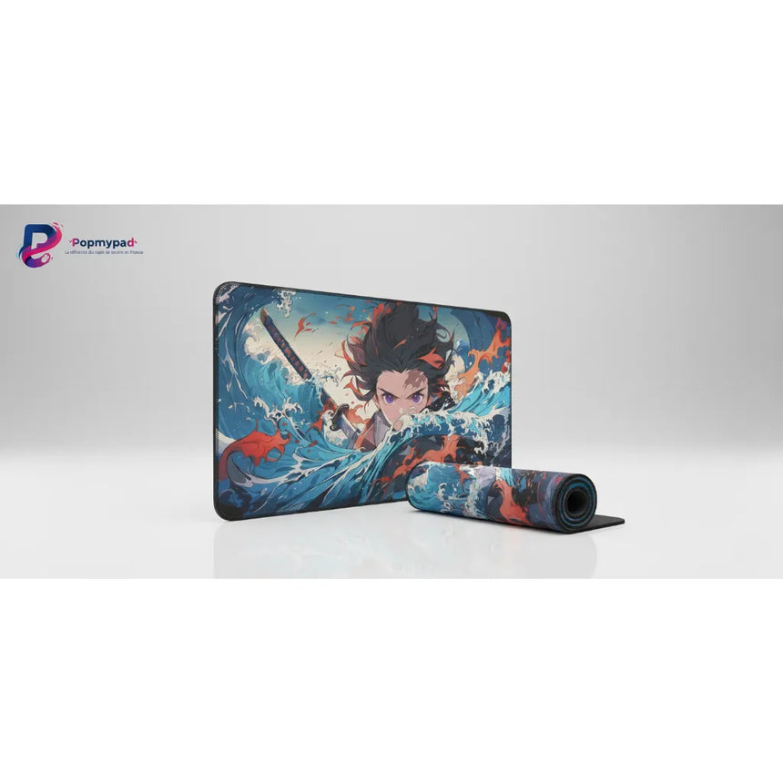 Demon Slayer Mouse Pad - Water Breath Edition - Precision & Speed