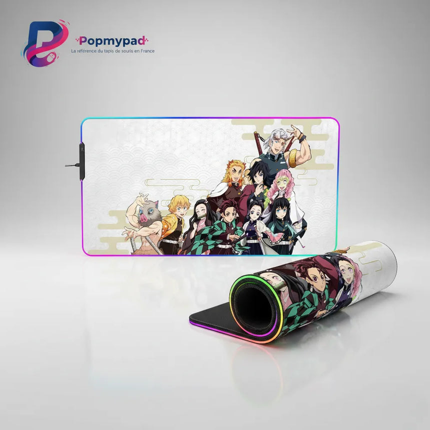 RGB Gaming Mouse Pad - Demon Slayer: Army of the Slayers (Pillars Edition)