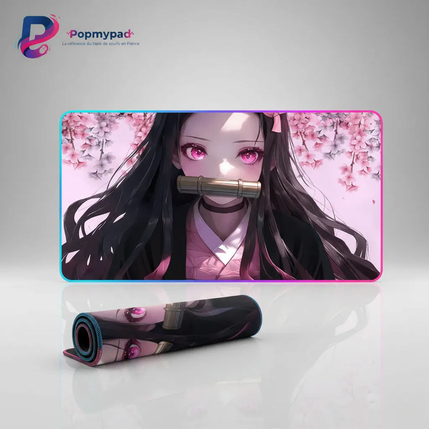 RGB Gaming Mouse Pad - Demon Slayer Nezuko Edition - Ultimate Glide