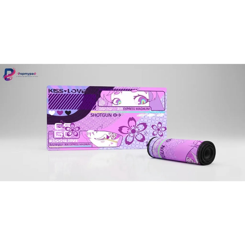 Tapis de souris Gaming CS:GO Edition Cyber-Manga & Sakura – Précision Ultime avec design Sakura et motifs japonais.