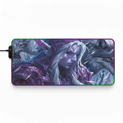 RGB Gaming Mouse Pad - World of Warcraft Night Hunt Edition