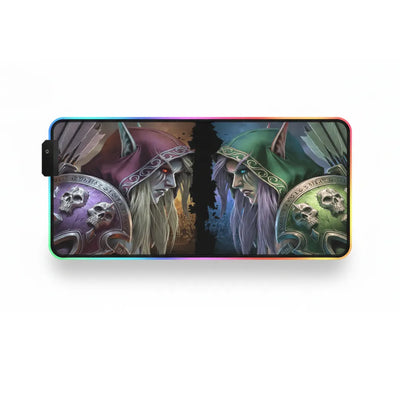 RGB Gaming Mouse Pad - World of Warcraft: Sylvanas Edition - Precision Esports XXL