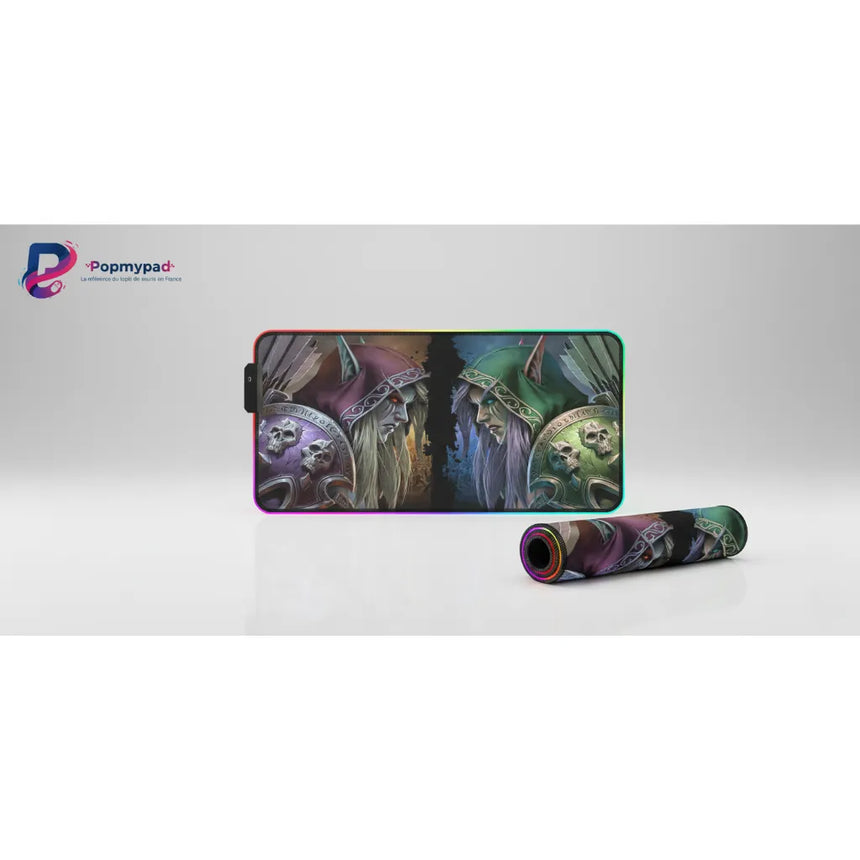 RGB Gaming Mouse Pad - World of Warcraft: Sylvanas Edition - Precision Esports XXL