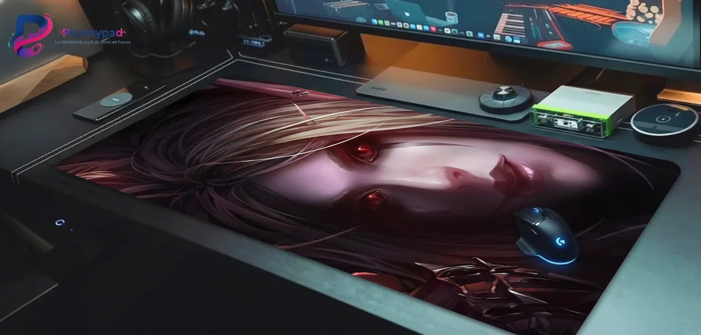 Tapis de souris Gaming World of Warcraft - Édition Sylvanas Coursevent avec design haute définition de Sylvanas.