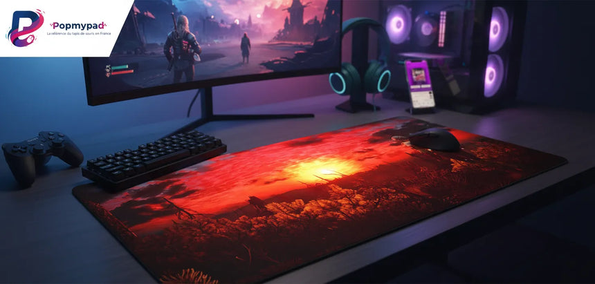 XXL Gaming Mouse Pad - The Witcher Ciri Wolf Edition – Ultimate Precision & Glide