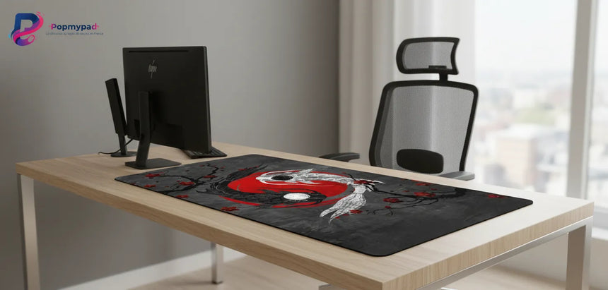 Japanese Mouse Pad: The Zen Harmony of Koi Carp