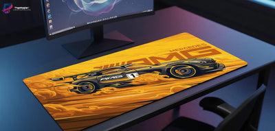 Mercedes-AMG Mouse Pad – Performance & Drift Edition Yellow