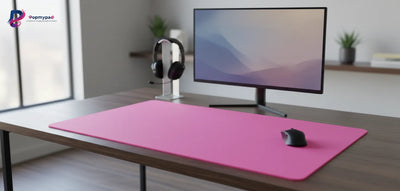 Minimalist Pink Mouse Pad - Zen Comfort & Aesthetics