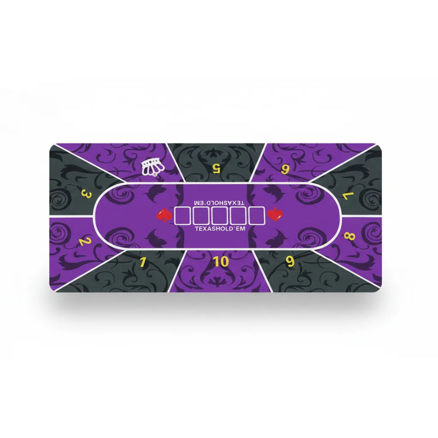 Poker Mouse Pad - Texas Hold'em Edition "Royal Purple"