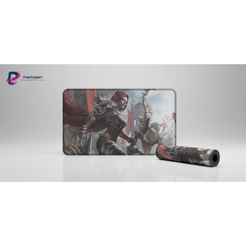 Tapis de souris World of Warcraft – Édition Sylvanas Coursevent – Glisse Ultime avec design détaillé de Sylvanas.