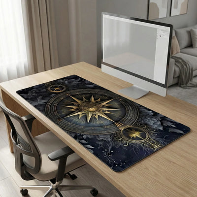 XXL Mouse Pad - The Celestial Astrolabe & Nocturnal Flora