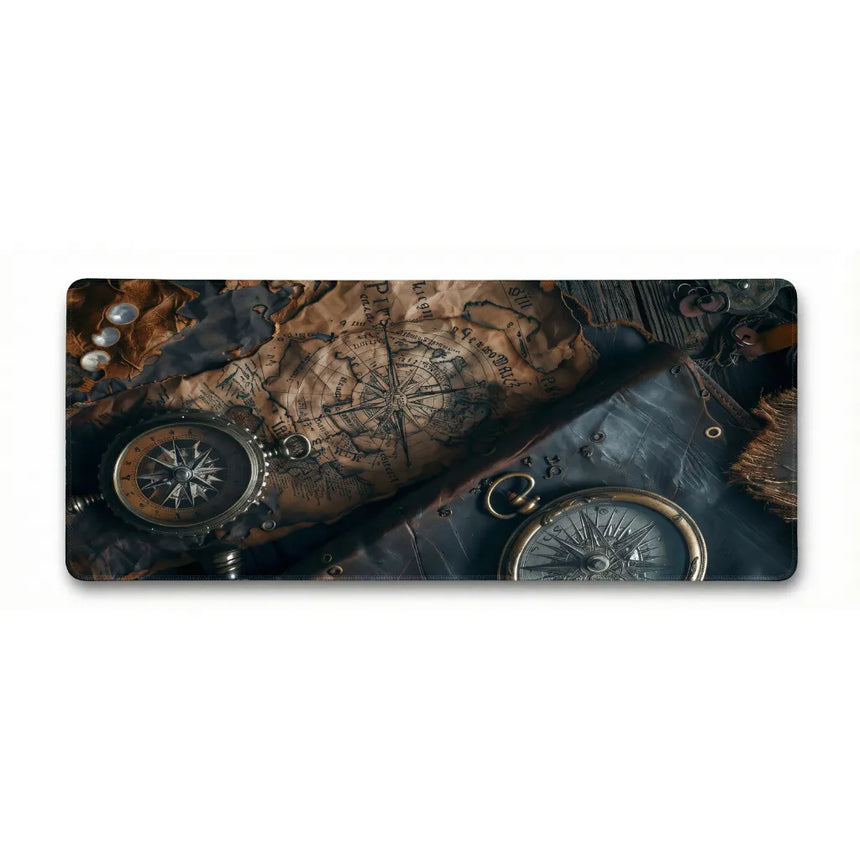 XXL Mouse Pad - The Explorer's Odyssey (Antique Style)