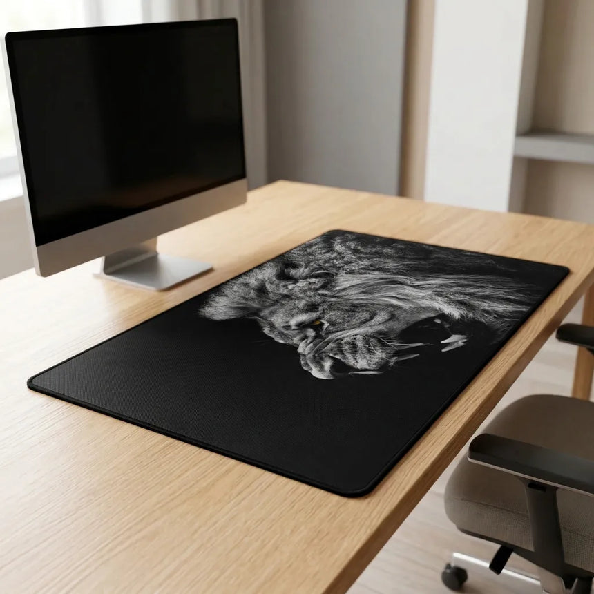 XXL Mouse Pad - Savage Majesty (Black & White Edition)