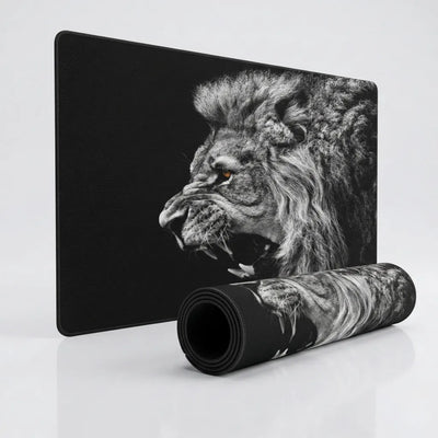 XXL Mouse Pad - Savage Majesty (Black & White Edition)