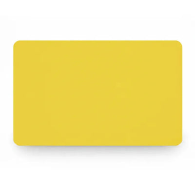 Yellow Mouse Pad — Minimalist Solid Colour 9.8 × 11.4 in | PopMyPad