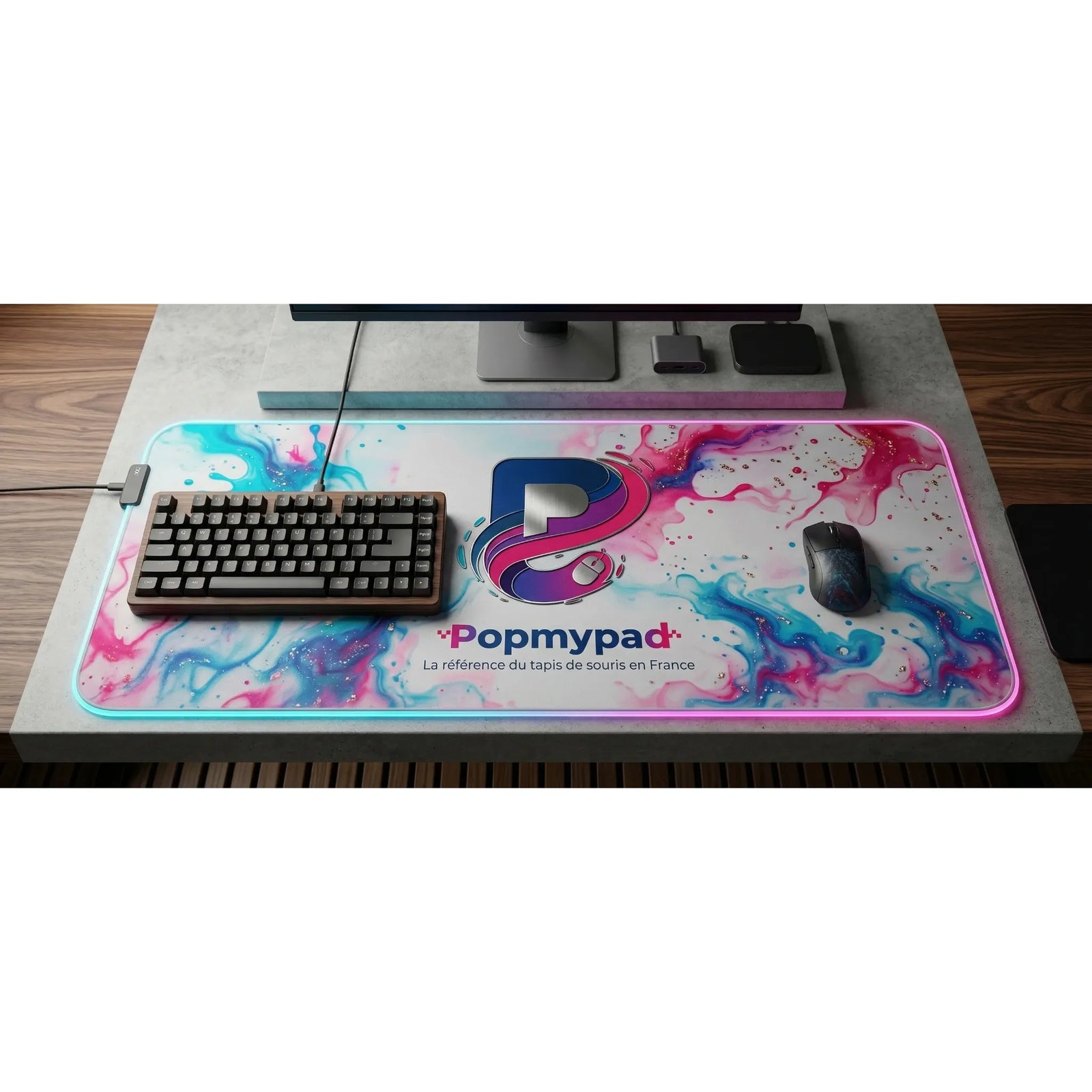 Tapis de souris RGB LED : Immersion lumineuse et guide d'entretien complet